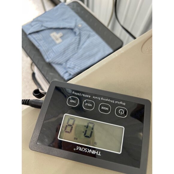 Candace Cameron Bure Regular Hi-Low Boyfriend Shirt Womens L Regatta Stripe NEW - Picture 5 of 8